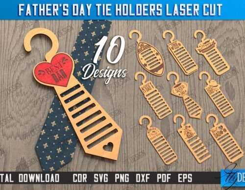 Paquete De Portacorbatas Para El Dia Del Padre Creativo Digital